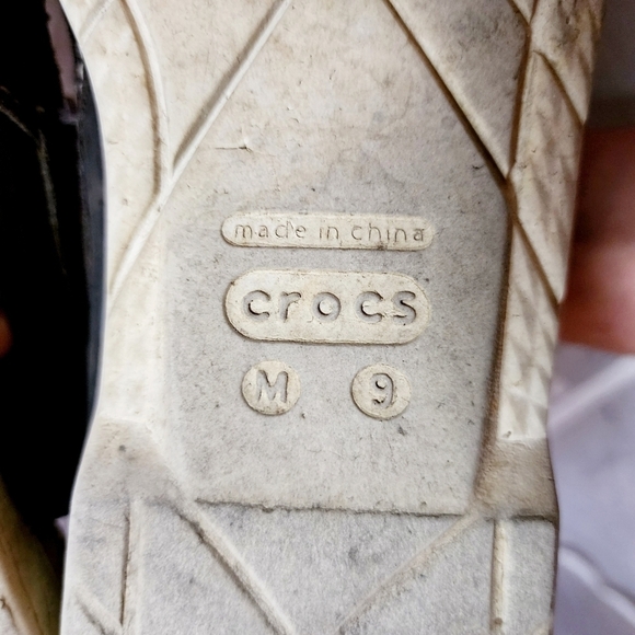 Crocs Beach Line Slip-On Boat Shoe Men's 9 Brown Canvas Rubber Sole Breathable - Picture 12 of 12